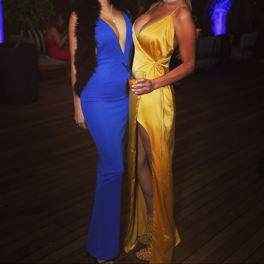 ROYAL BLUE GOWN